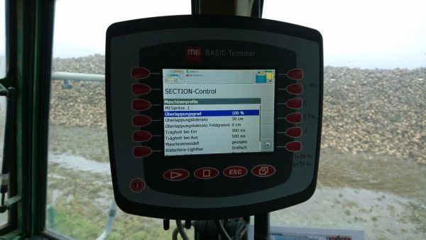 Müller-Elektronik Basic Terminal Section Control Einstellungen